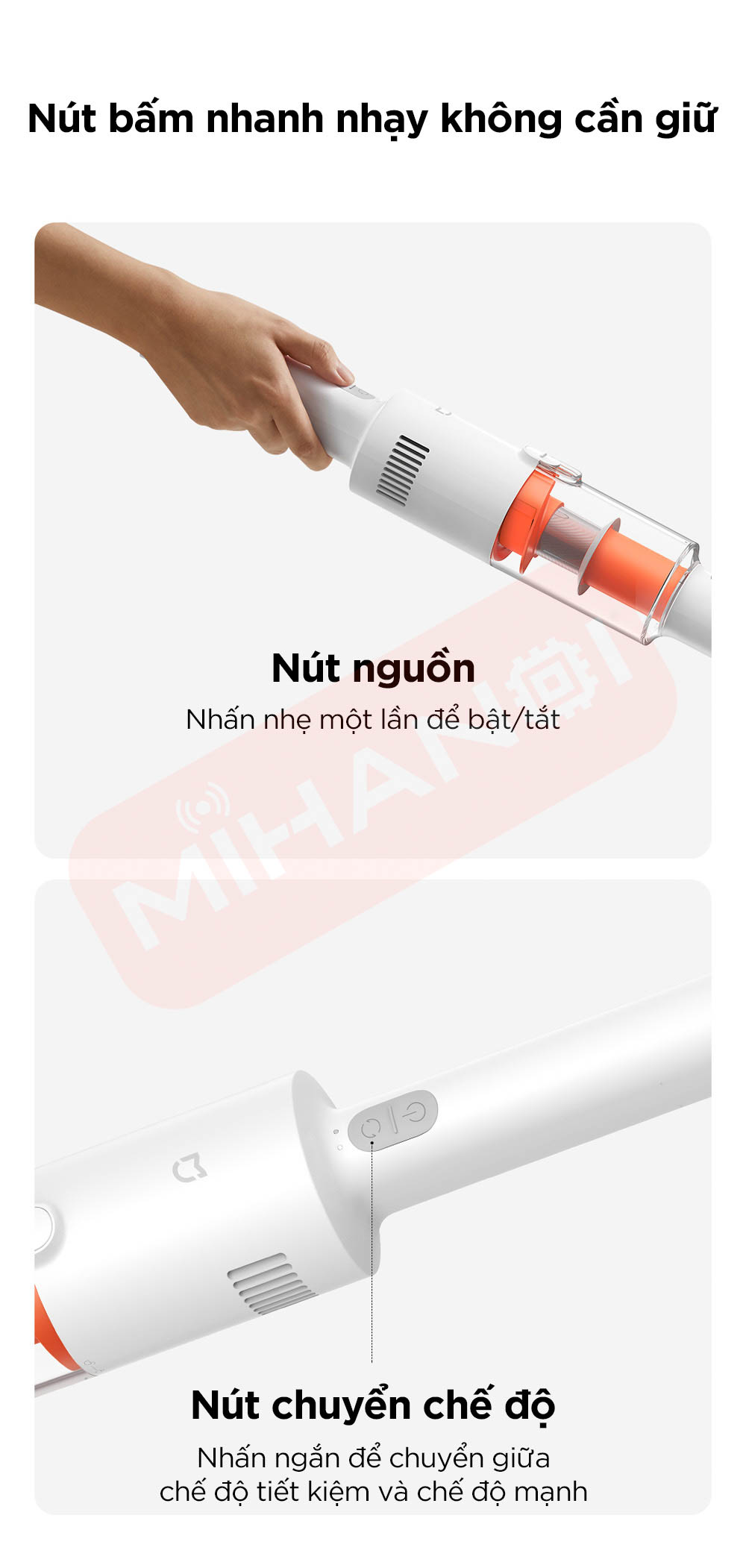 Máy hút bụi cầm tay Xiaomi Mijia E204