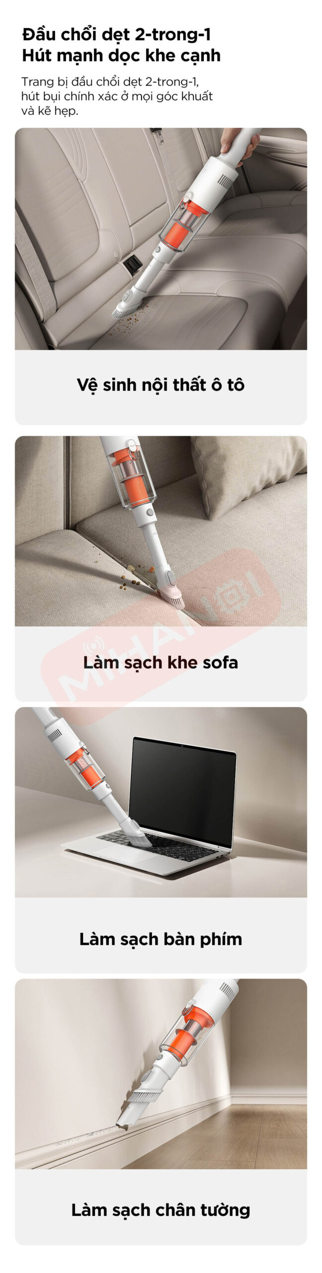 Máy hút bụi cầm tay Xiaomi Mijia E204