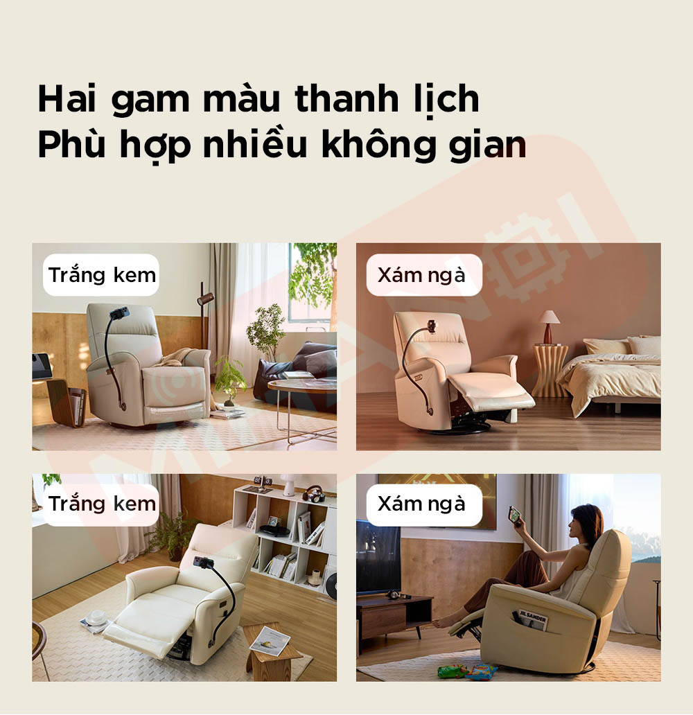 Ghế sofa điện da thật đa chức năng 8H B12