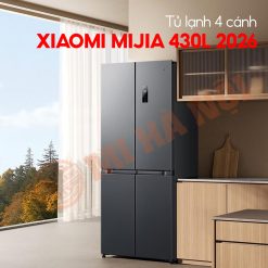 Tủ lạnh 4 cánh Xiaomi Mijia 430L BCD-430WSMP – Siêu mỏng, có ngăn đông mềm