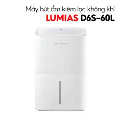 Máy hút ẩm kiêm lọc không khí Lumias D6S-60L