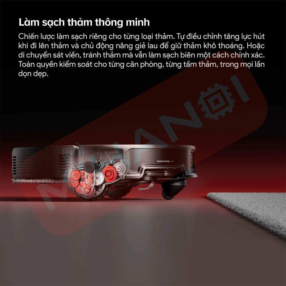 Công nghệ làm sạch thảm thông minh