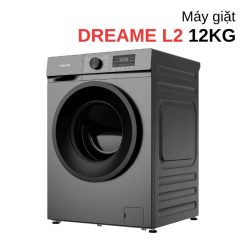 Máy giặt Dreame L2 12kg cửa trước (lồng ngang) DWF12L21SASE – DD inverter, công nghệ AI, giặt hơi nước diệt khuẩn