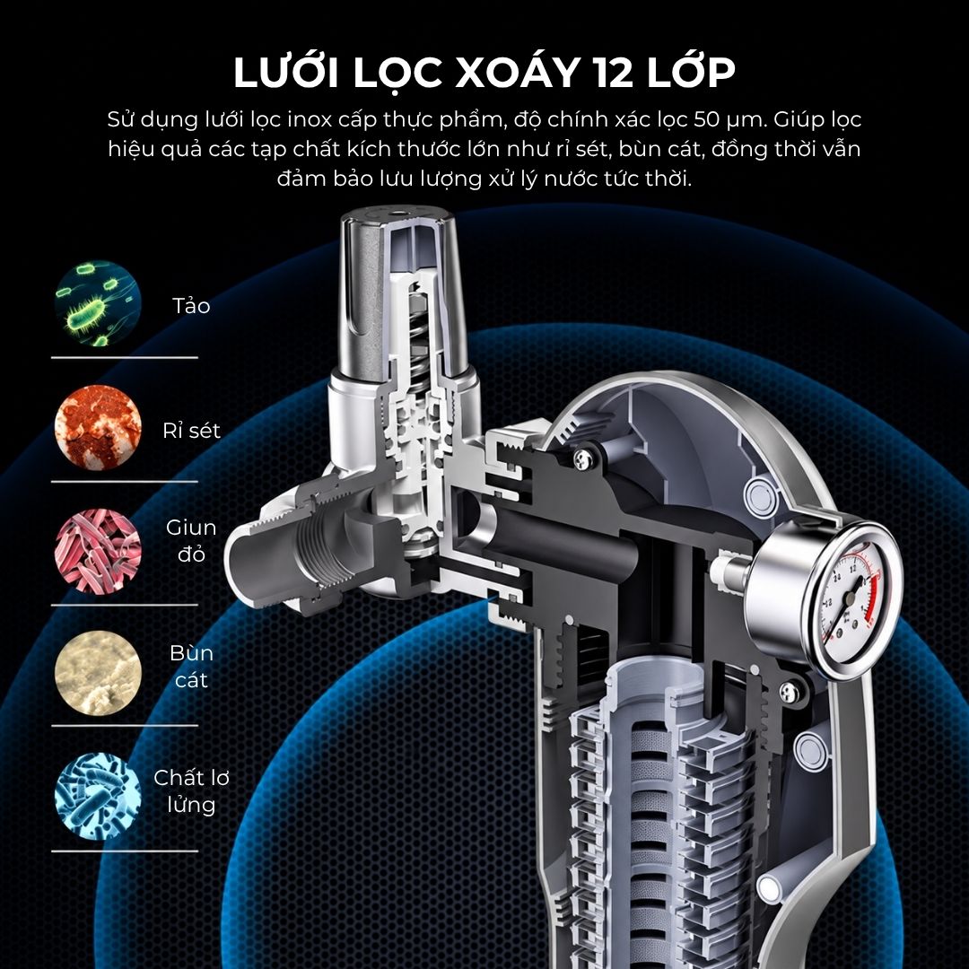 Bộ lọc sơ Novalife NV-M8 – hình 5