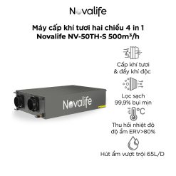 Máy cấp khí tươi hai chiều 4 in 1 Novalife NV-50TH-S 500m³/h